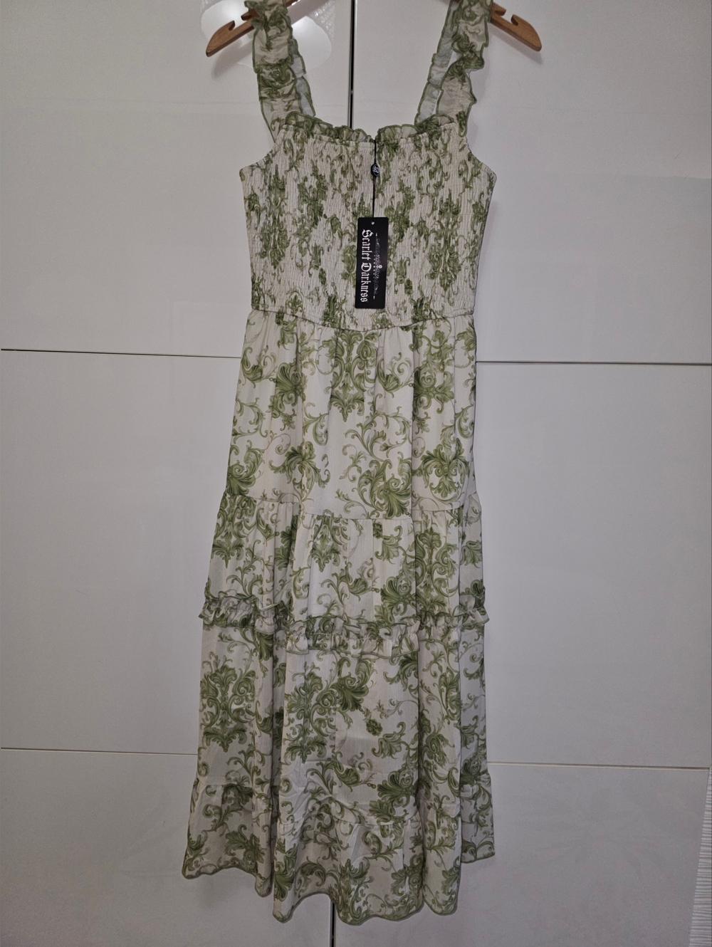 New Scarlet Darkness Spring Love Story Sundress with Pockets - Picture 10 of 16